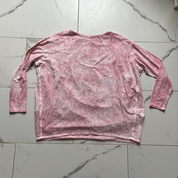 Lululemon Back In Action Long Sleeve Shirt in Cirrus Wash White Pink - Picture 1 of 6